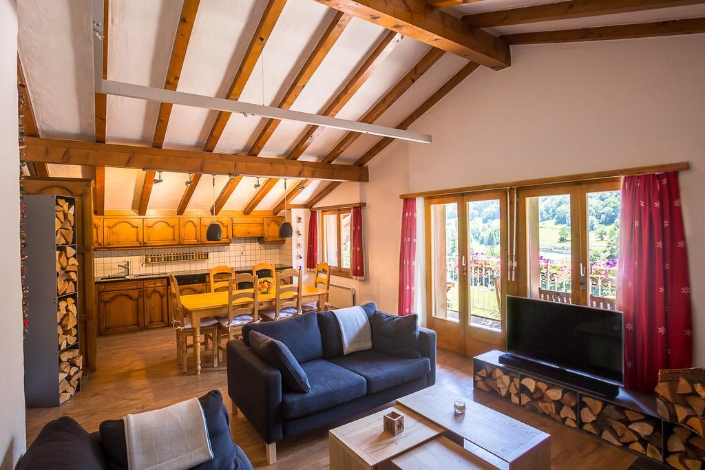 דירות Le Châble Chez Marie-France מראה חיצוני תמונה